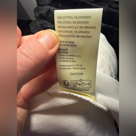 Maeve x Anthropologie White Zip Front Scoop Neck Top Size Medium. - Picture 7 of 7